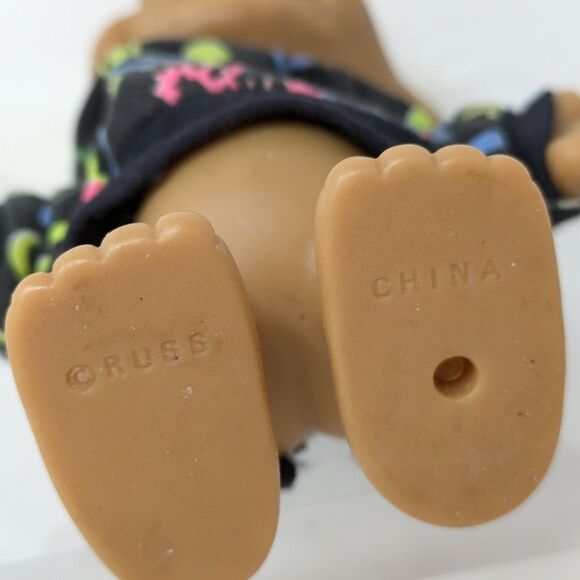 Vintage RUSS Troll Doll with Shirt and Short White Hair - Picture 12 of 15